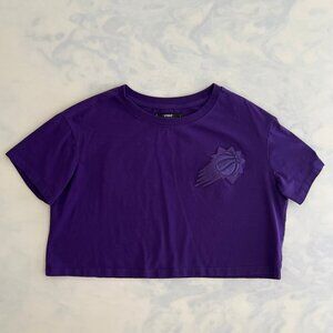Pro Standard Phoenix Suns Purple Boxy Cropped NBA Tee Shirt